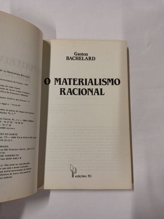 O materialismo racional, de Gaston Bachelard