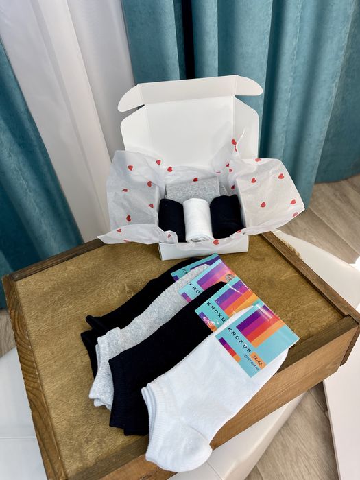 Набор женских носков 4-10 пар подарок Жіночі шкарпетки подарунок