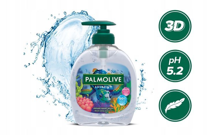 2x Delikatne Mydło W Płynie Dla Dzieci 300ml Palmolive Aquarium