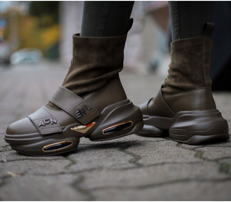 Sneakersy buty Adidasy na koturnie