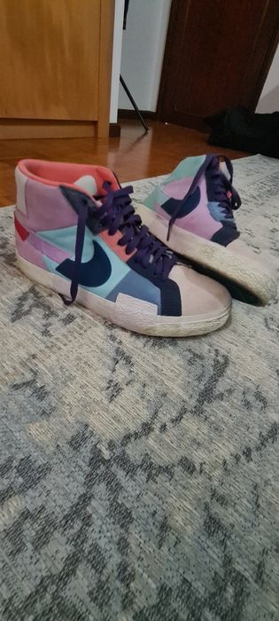 Nike sb zoom blazer mid premium mosaic pack skate shoes