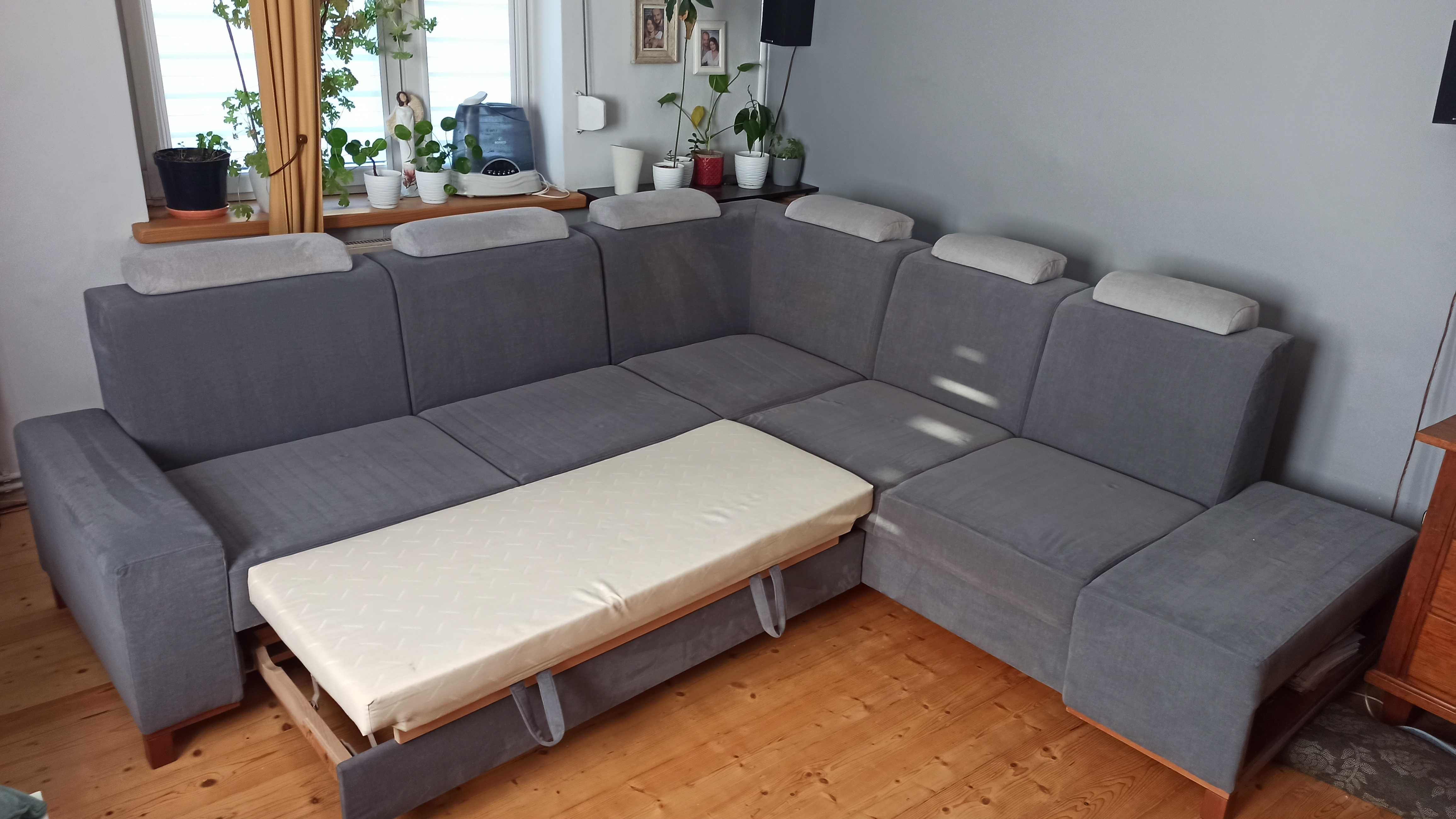 Klasa premium narożnik Unimebel 250x250 funkcja spania - rogówka sofa