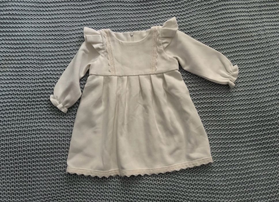 Sukienka lana baby 68 chrzest