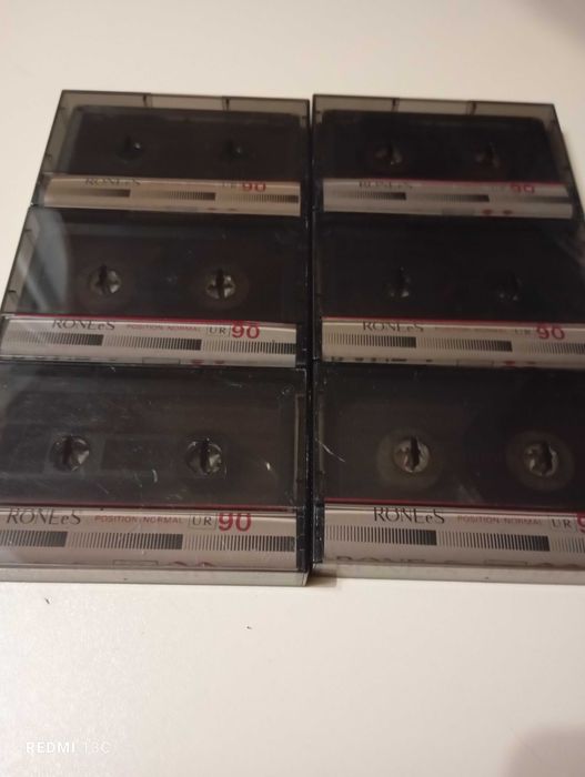 Аудиокассеты новые RONEeS ur 90