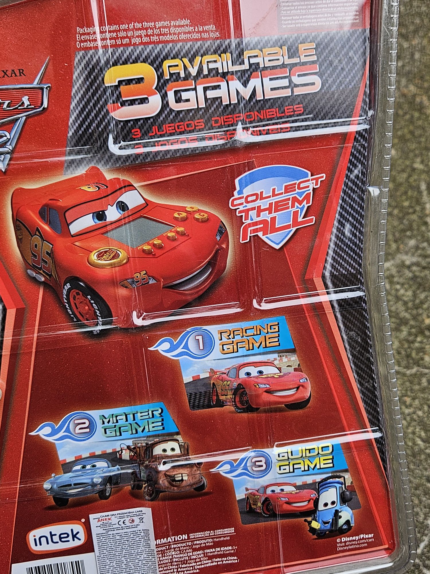 Konsola Gra Zygzak McQueen Cars Auta Disney Pixar Samochód zabawka