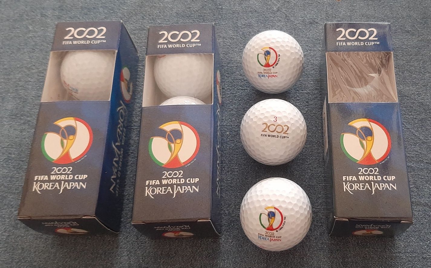 7 Bolas Golfe do Campeonato Mundo Futebol Coreia Japão 2002 Novas