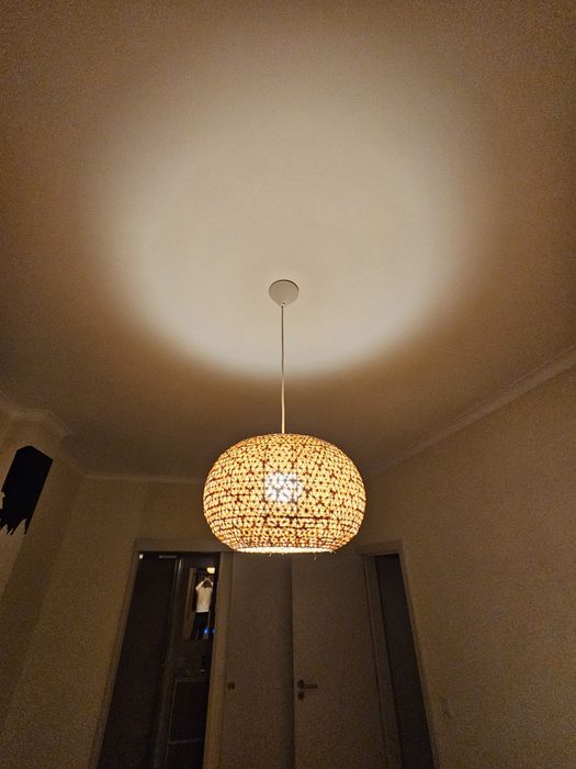 Vendo candeeiro bege