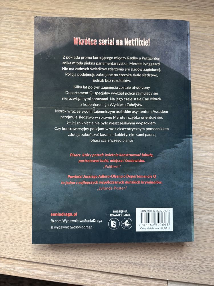 Kobieta w klatce jussi adler olsen kryminal netflix