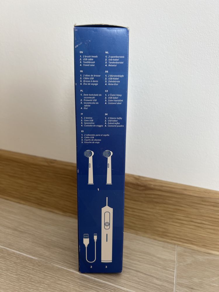 Електрична зубна щітка Electrical Toothbrush Aurora T+ White