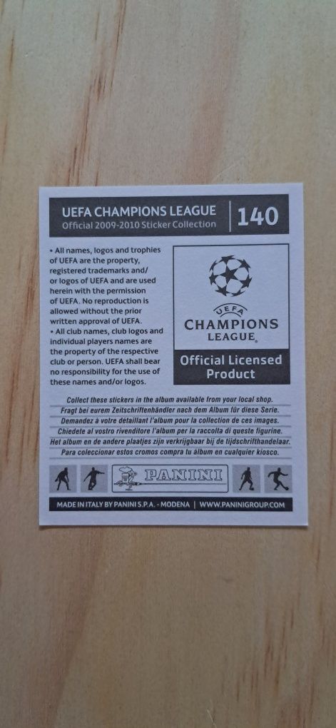 Cromo futebol de Edin Dzeko da Panini