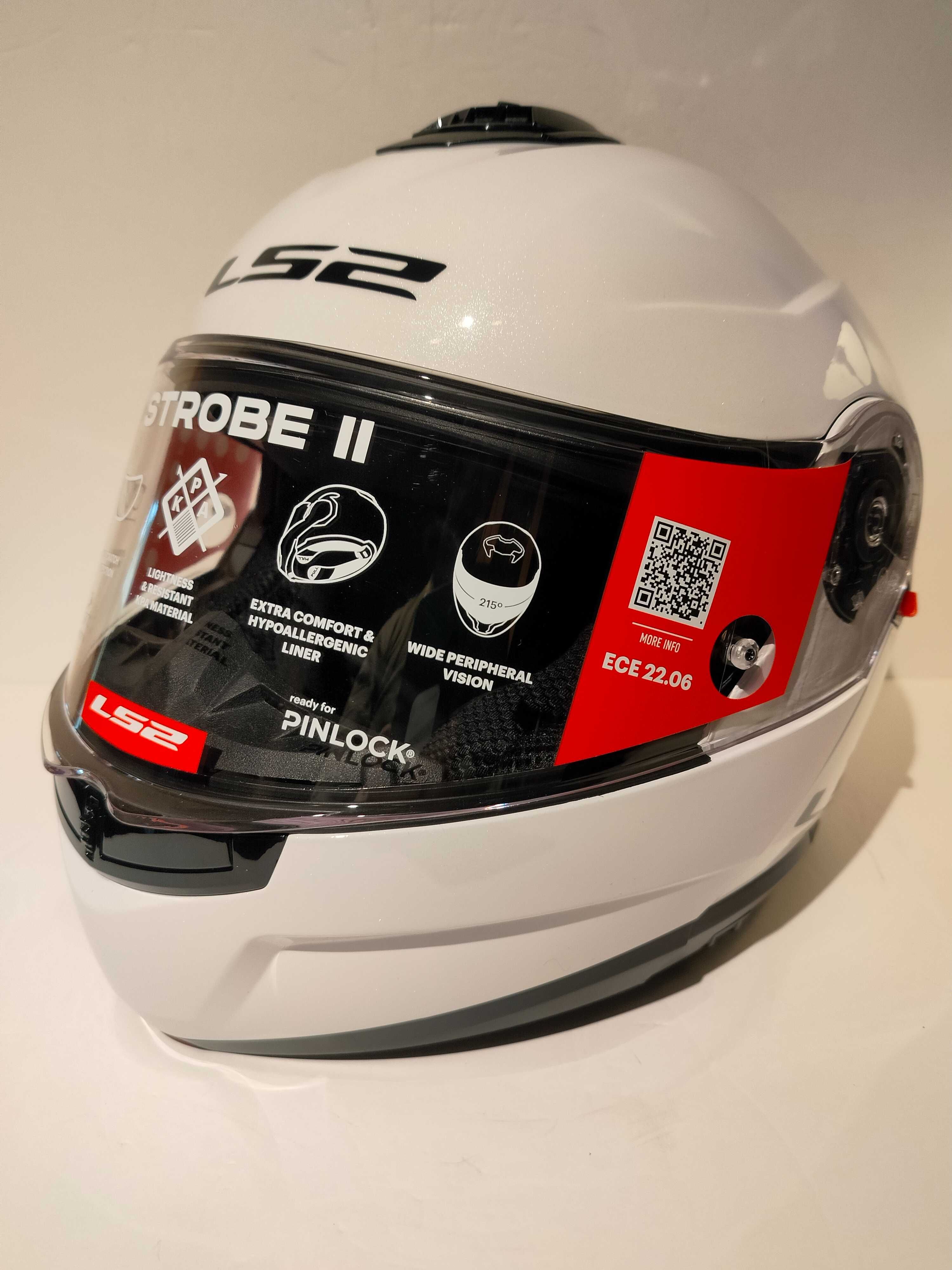 Capacete LS2 Strobe 2 modular mota scooter novo