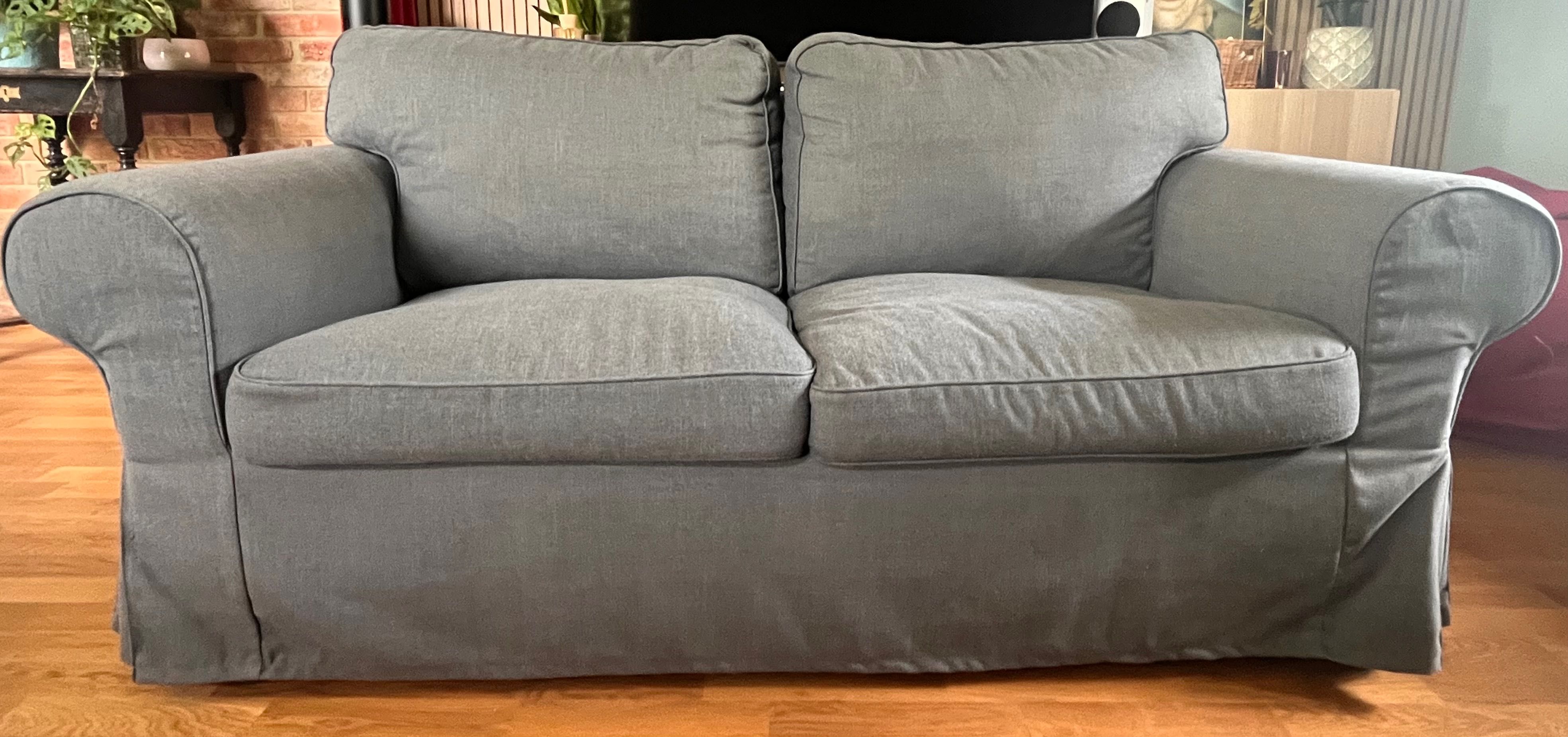 Sofa Ikea Ektorp 2-osobowa kolor ciemnoszary