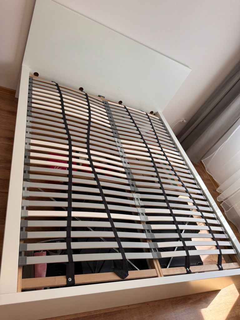 Łóżko malm Ikea białe 160x200