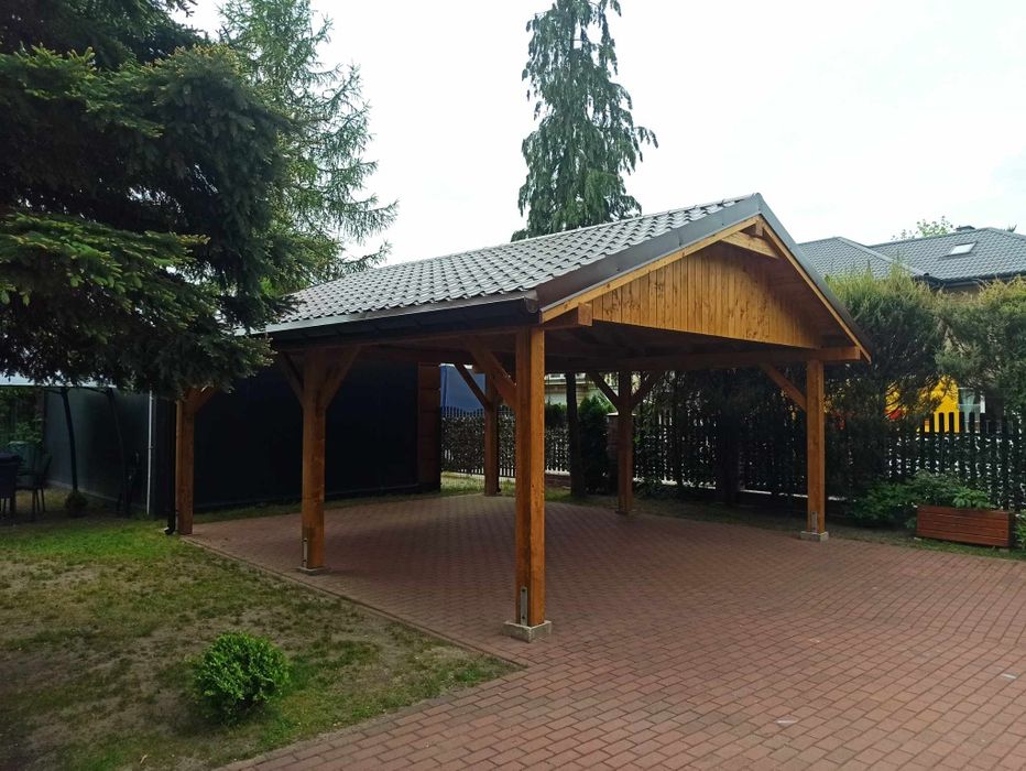 Wiaty zadaszenia tarasów pergole