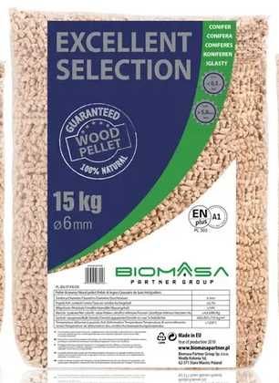 Pellet Excellent Selection ENplus A1 6mm paleta 975kg - dostawa