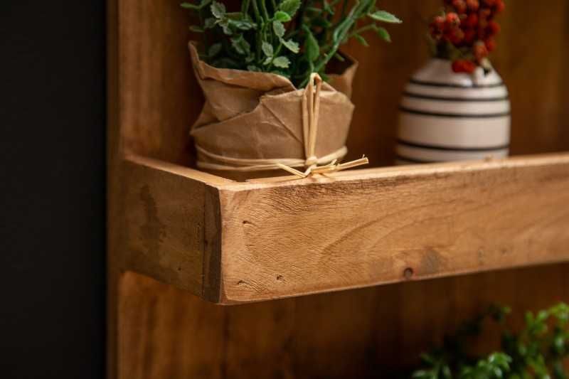 Regał półka ścienna drewniana Kwietnik, dekoracyjny, wiszący