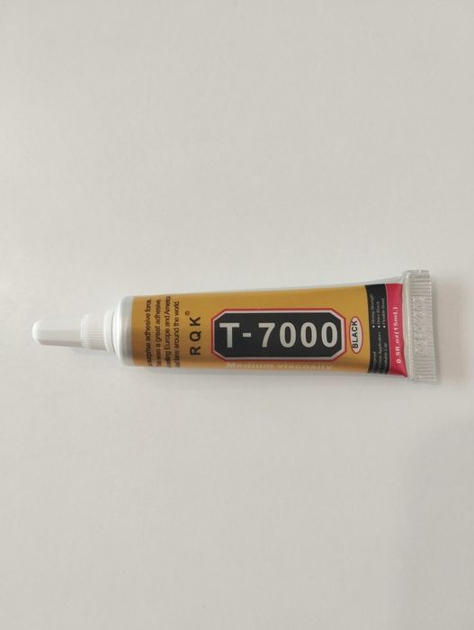 Клей для скла та сенсорів T 7000, чорний, 15 мл
Новий.