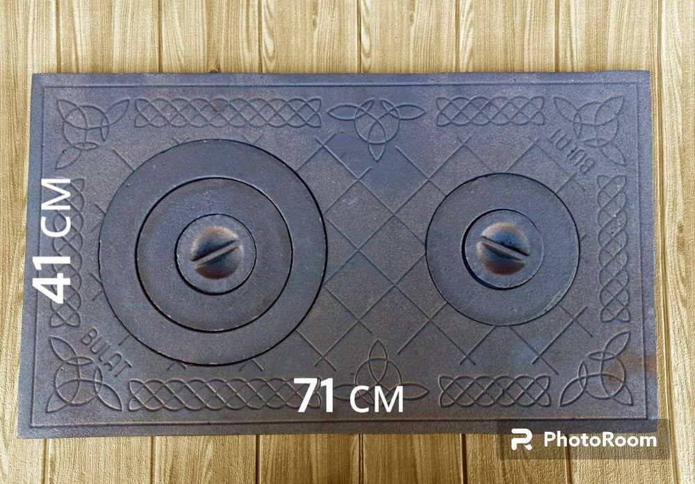Плита чугуна для печі 710*410 Нова