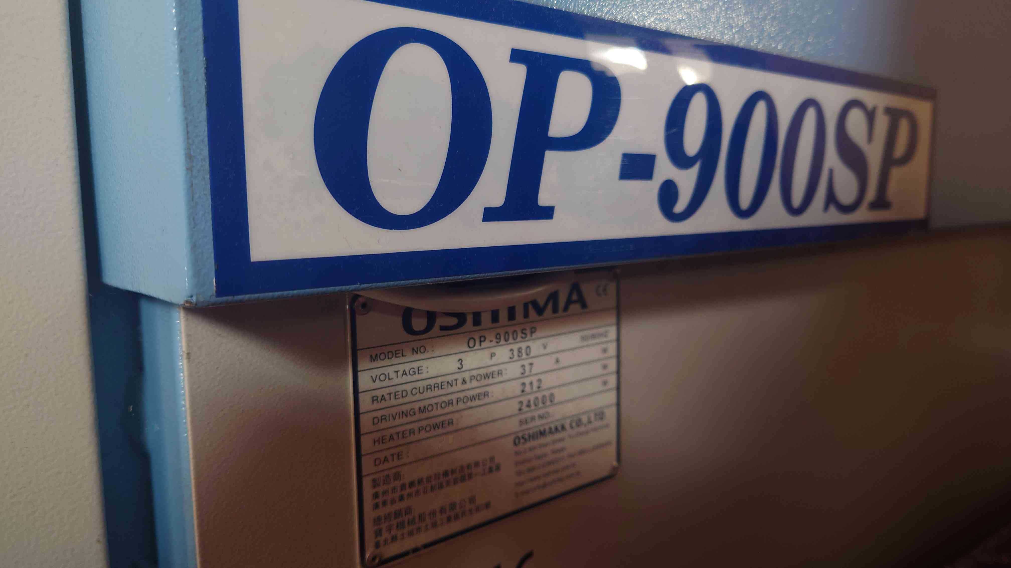 Klejarka taśmowa Oshima OP900SP