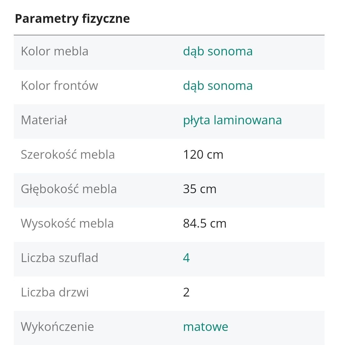 Sprzedam  komodę