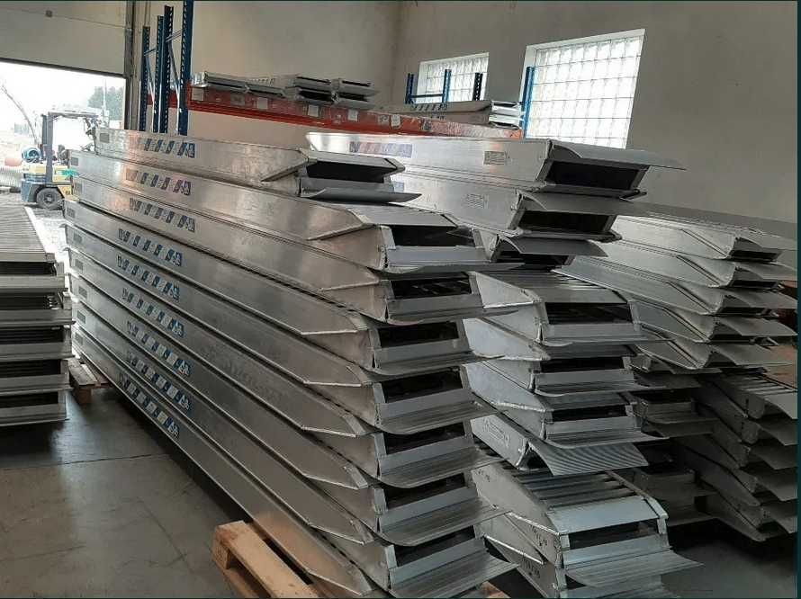 Najazdy aluminiowe, rampy, koparka, 1-44 ton, dostawa, certyfikat CE!