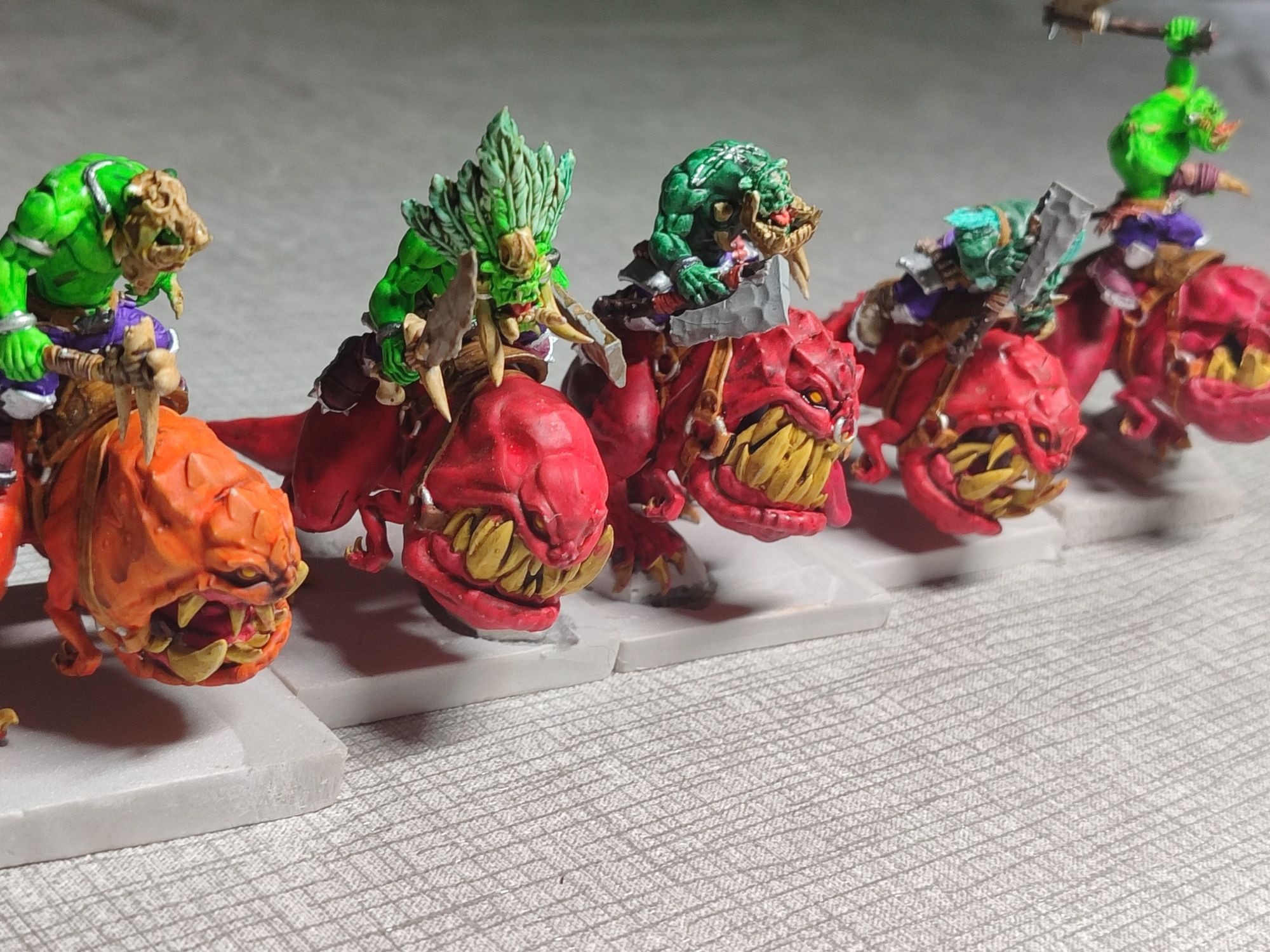 Warhammer / Oddział orków.