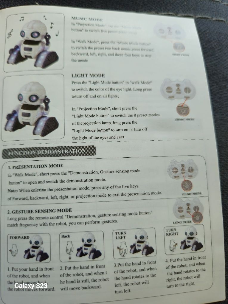 Inteligentny robot toy smart