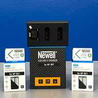 Carregador Duplo Newell + 2x Baterias Sony NP-BX1 (RX1/RX100/HX80)