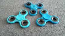 Fidget spinner metalowe 3 szt