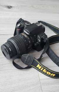 Lustrzanka Nikon D60 + obiektyw