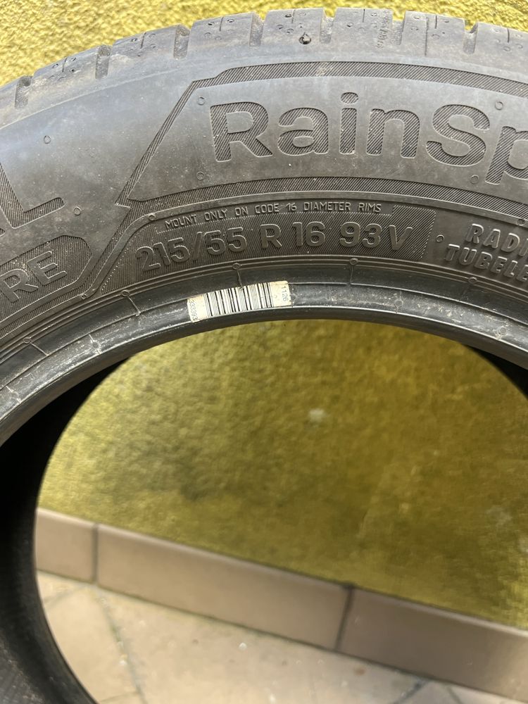Opony Uniroyal RainSport 5 215/55 R16 4szt. Stan jak nowy