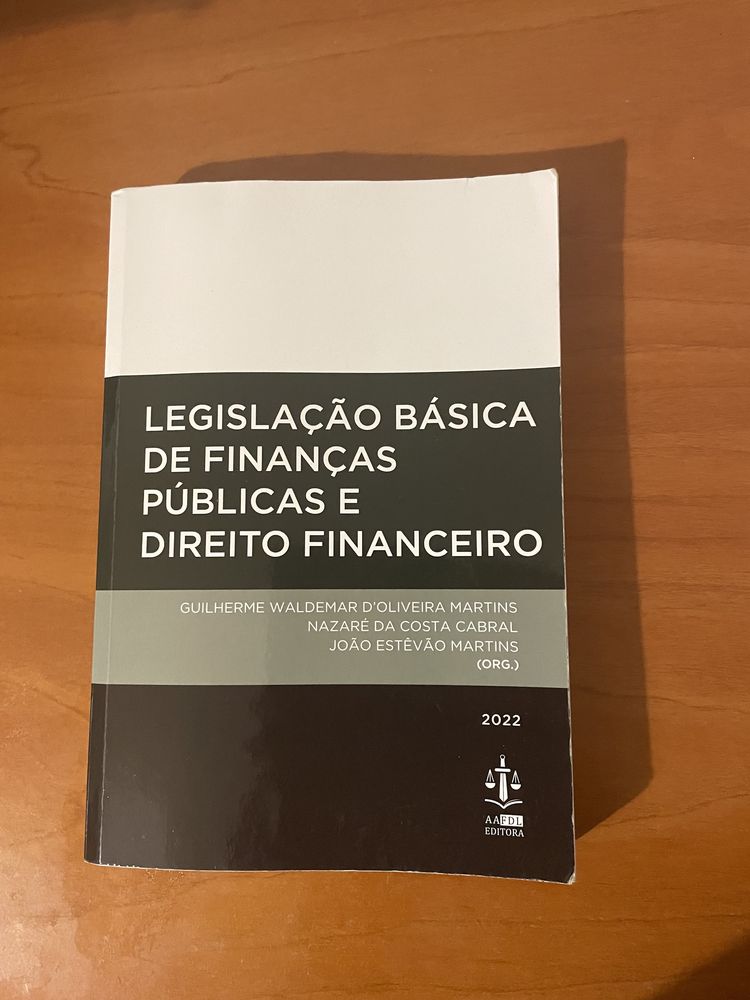 Legislação básica de finanças públicas- AAFDL editora
