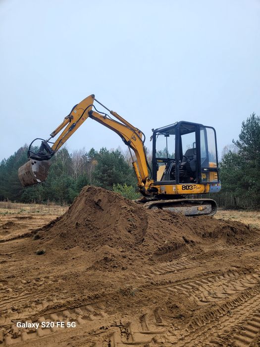 Usługi koparka, mini koparka, wywrotka, wykopy, prace ziemne,przyłącza