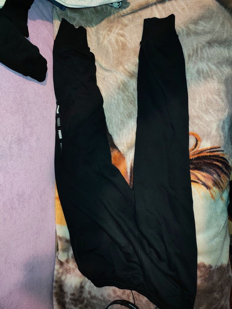 Komplet dresowy Puma M czarny jak nowy
