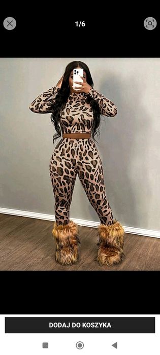 Zestaw  panterka komplet shein