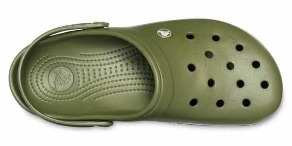 Crocs crocband army/green Мужские Кроксы сабо крокбанд зеленые