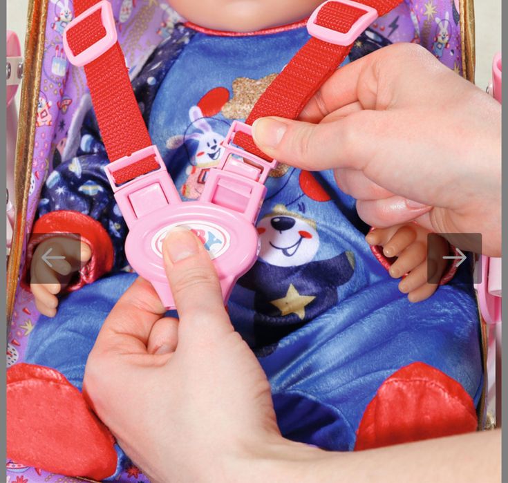 Коляска для ляльки BABY BORN День Народження - Яскраві вогники