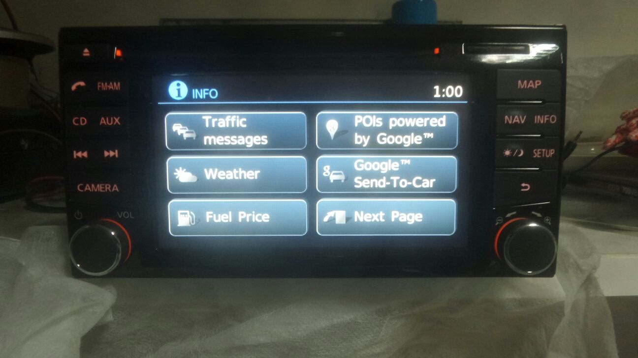 Rádio Gps original da nissan