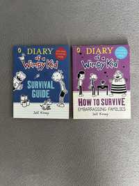 Dwie książki Diary Of a Wimpy Kid