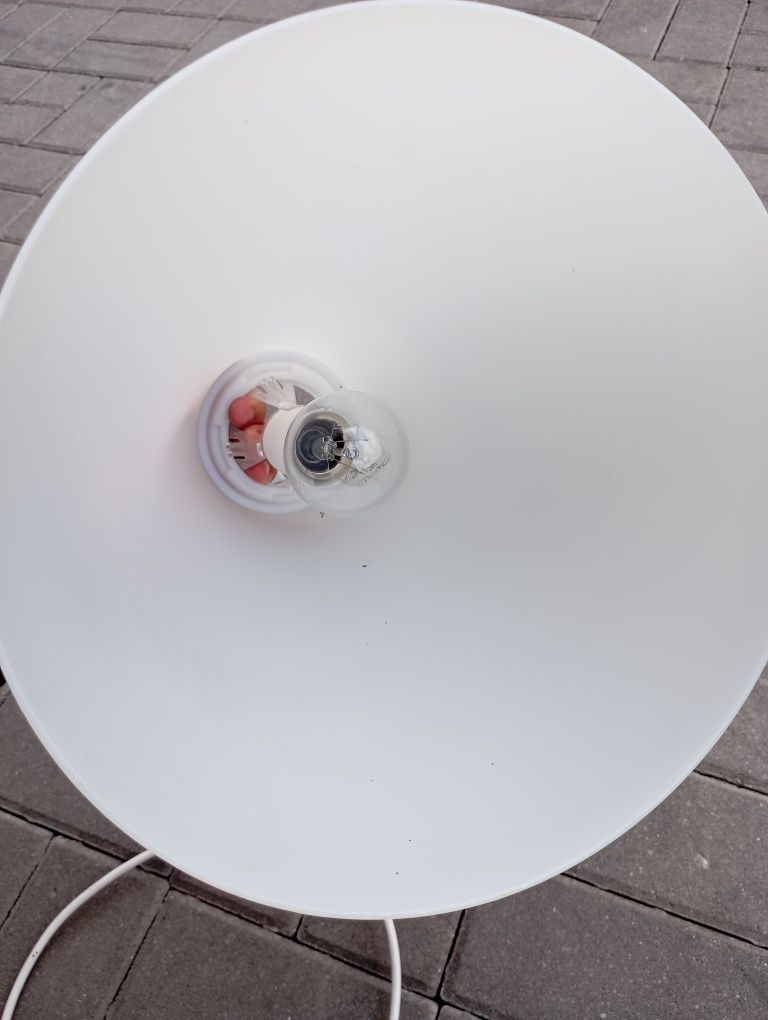 Lampa wisząca sufitowa IKEA biała