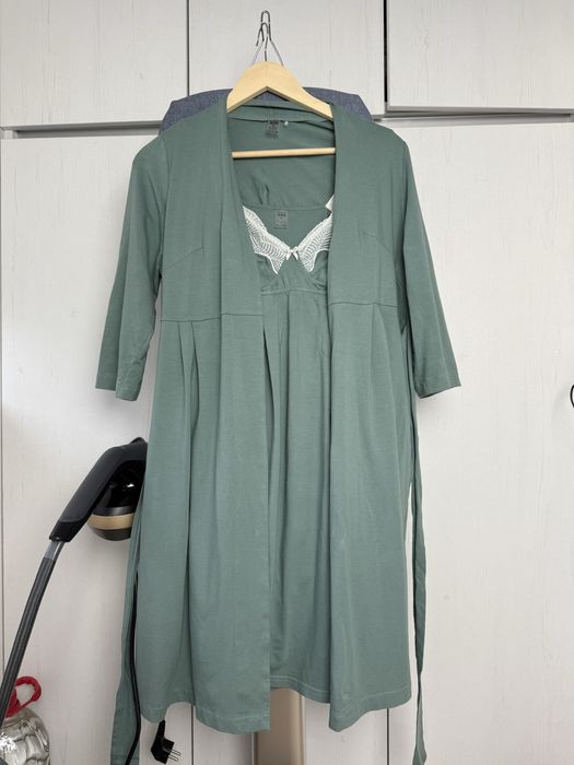 Сорочка і халат для годування Мамин Дім розмір М