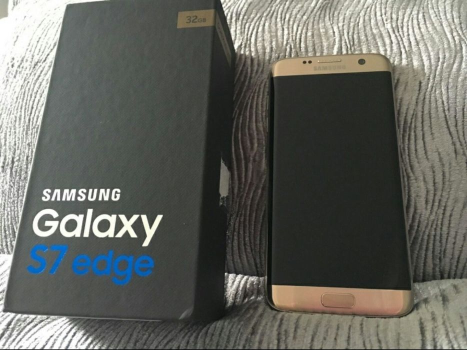 S7 Edge 32Gb GOLD novo + extras