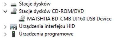 Blu-Ray USB PANASONIC - zewnętrzny odtwarzacz - do laptopów i PC