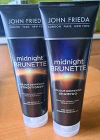 John Frieda Midnight Brunette szampon i odżywka dla brunetek 2x250 ml
