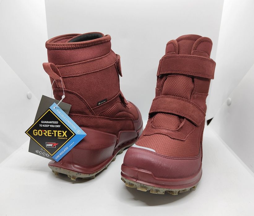 зимние 24,2см ботинки Ecco Biom мембрана Gore Tex оригинал