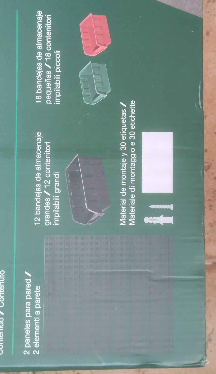 Sistema de arrumação e organização Parkside