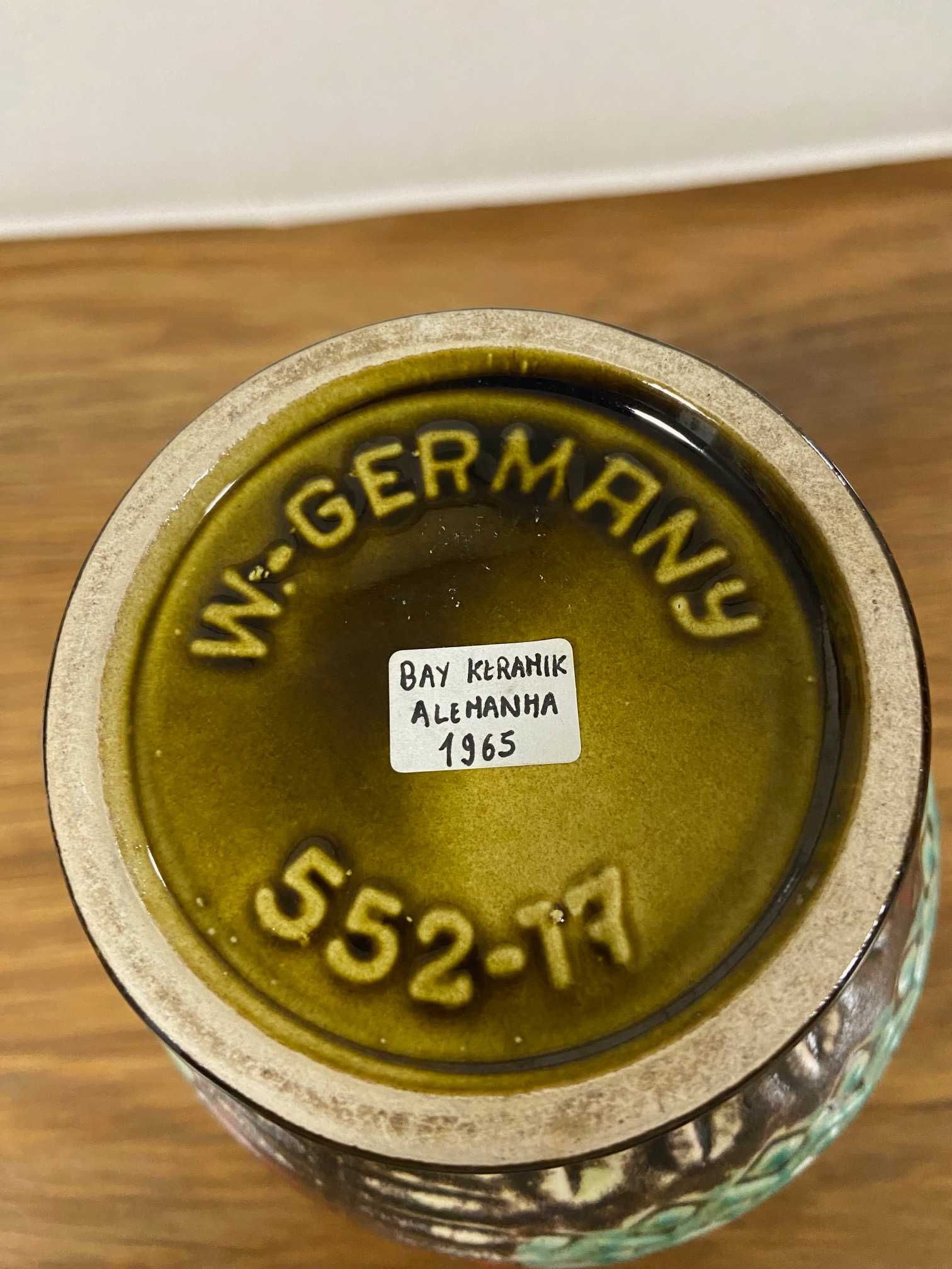 Jarra em faiança alemã anos 60 da marca Bay Keramik