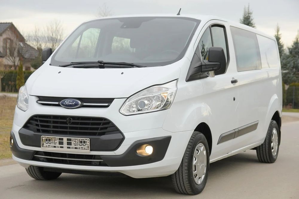 Ford CUSTOM=TREND=5-OSOBOWY=BRYGADOWKA  oRyGiNaŁ / LONG / DoKa / TRANSIT / Klima / Tempomat / HAK / IMPORT
