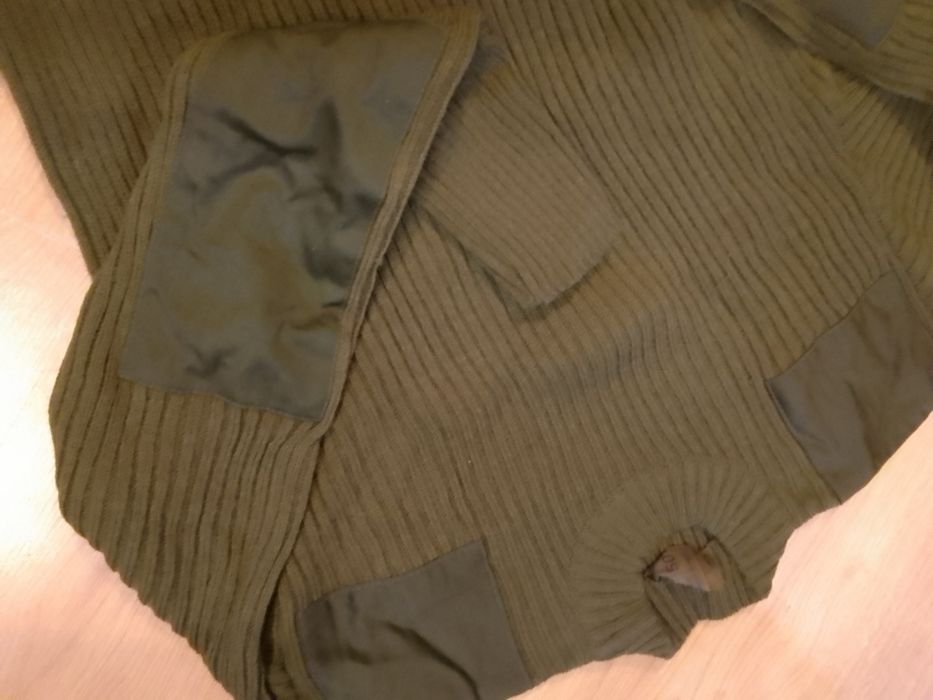 Sweter wełniany,wojskowy