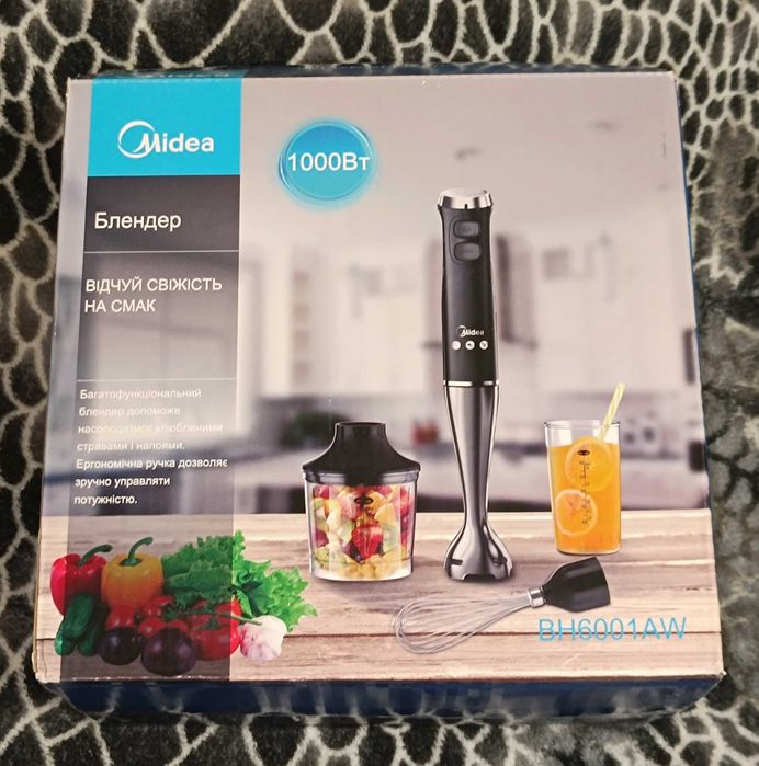 Блендер Midea 1000 Вт новий блендер універсальний